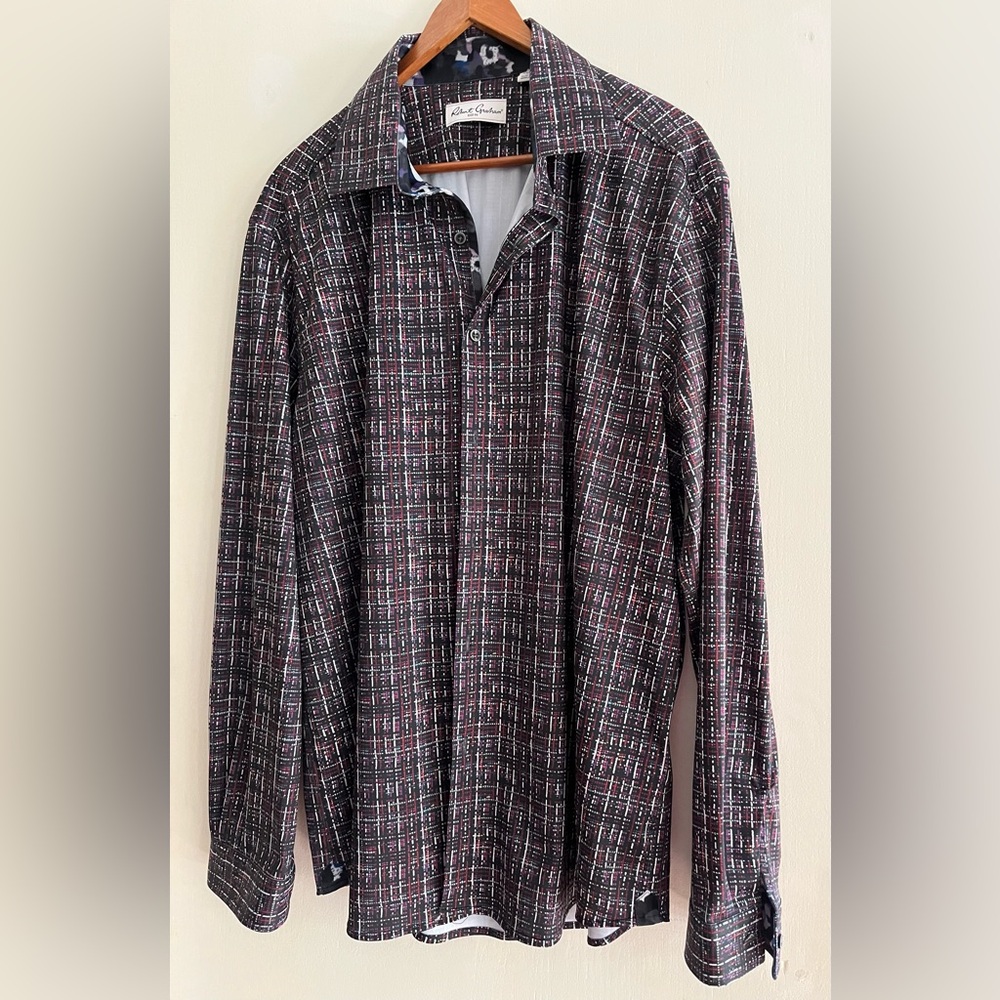Robert Graham Setana Woven Button Down
Long Sleeve Shirt 2XL